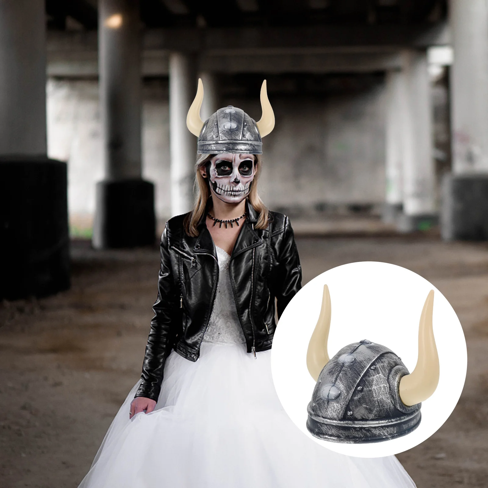 Повязка на голову с рогом быка викинг буйвол косплей шляпа Хэллоуин ковбойские