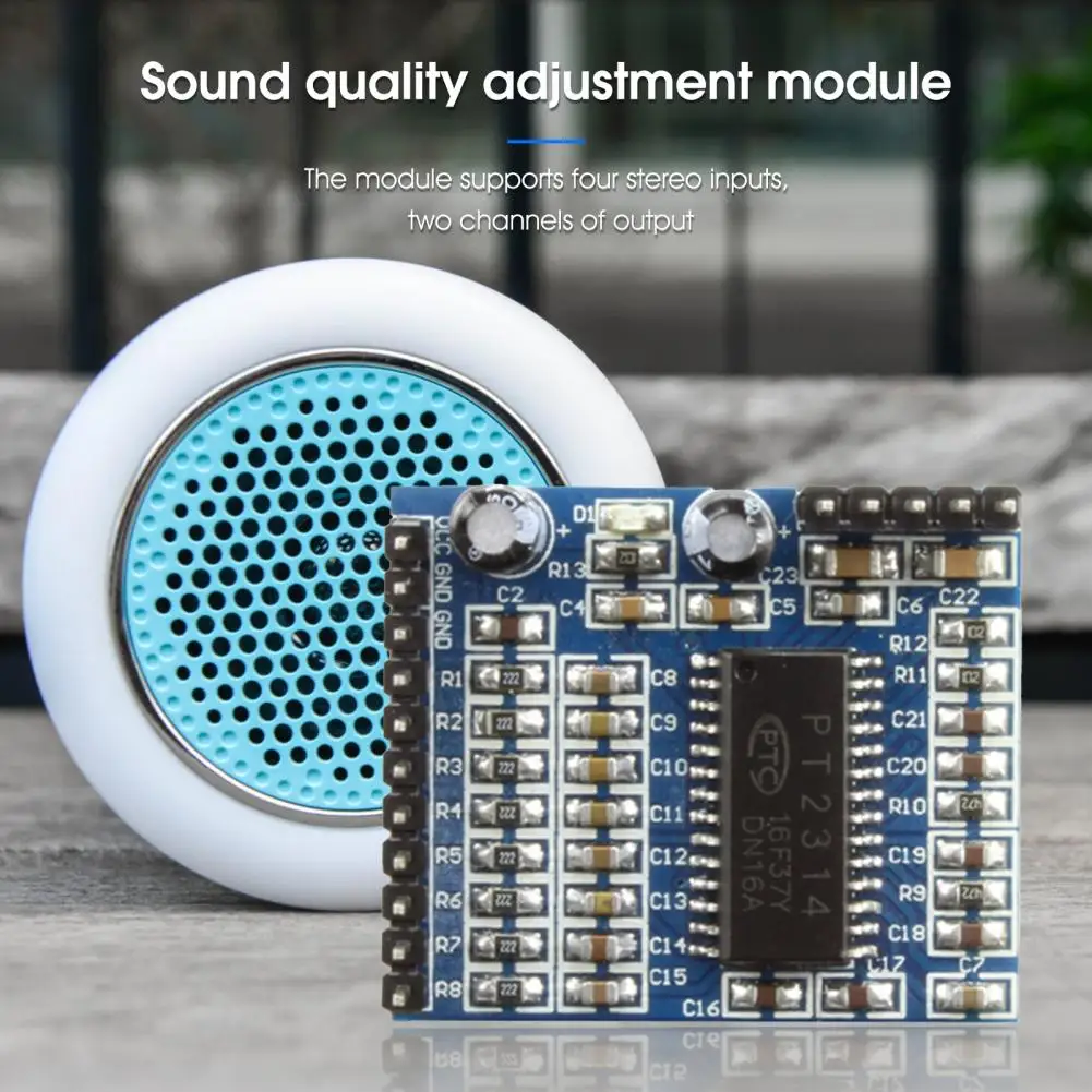 

Electronic Voice Board Practical Sound Quality Adjustment Quadruplet Voice Power Adjustment 6V-10V Electronic Board Equipment