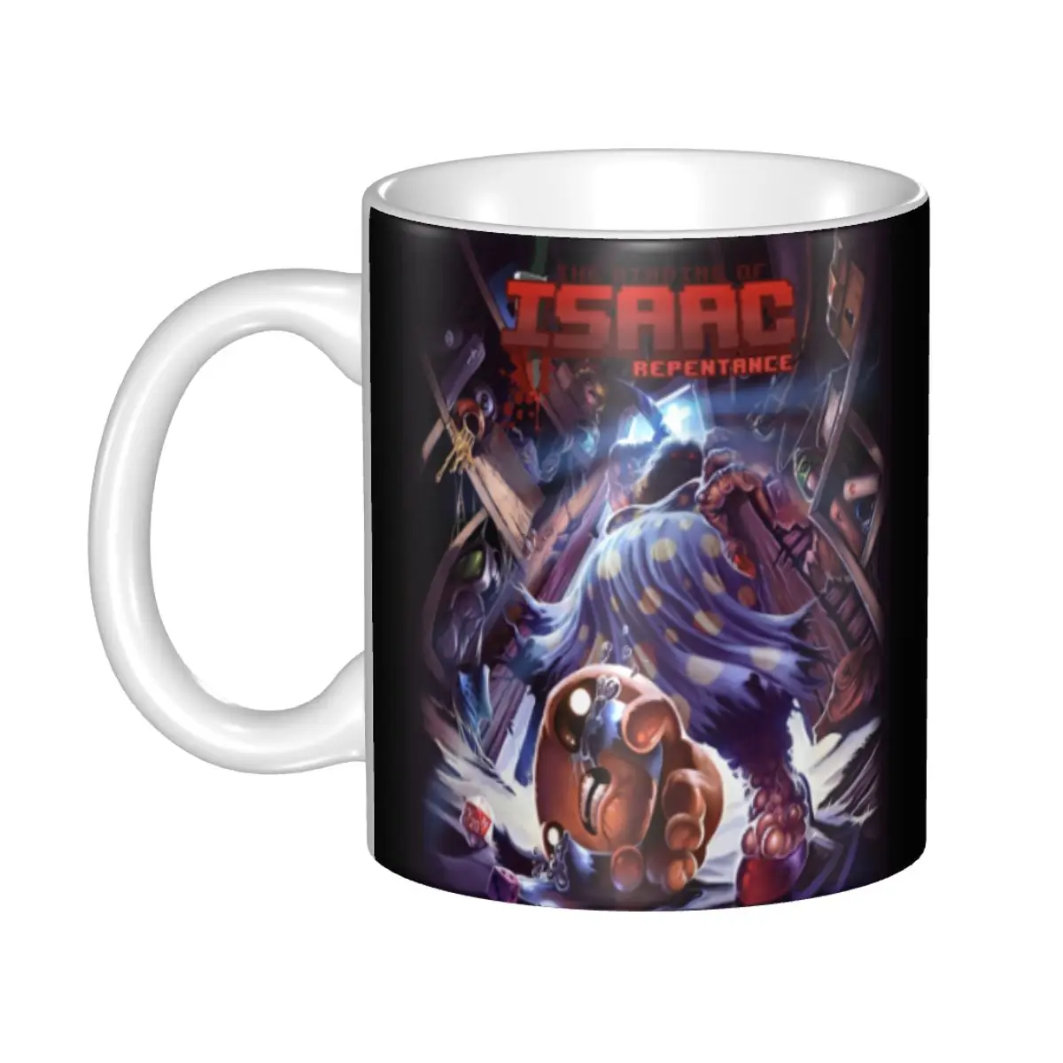 

Customized The Binding Of Isaac Coffee Mug DIY Adventure Cartoon Game Ceramic Tea Milk Cup