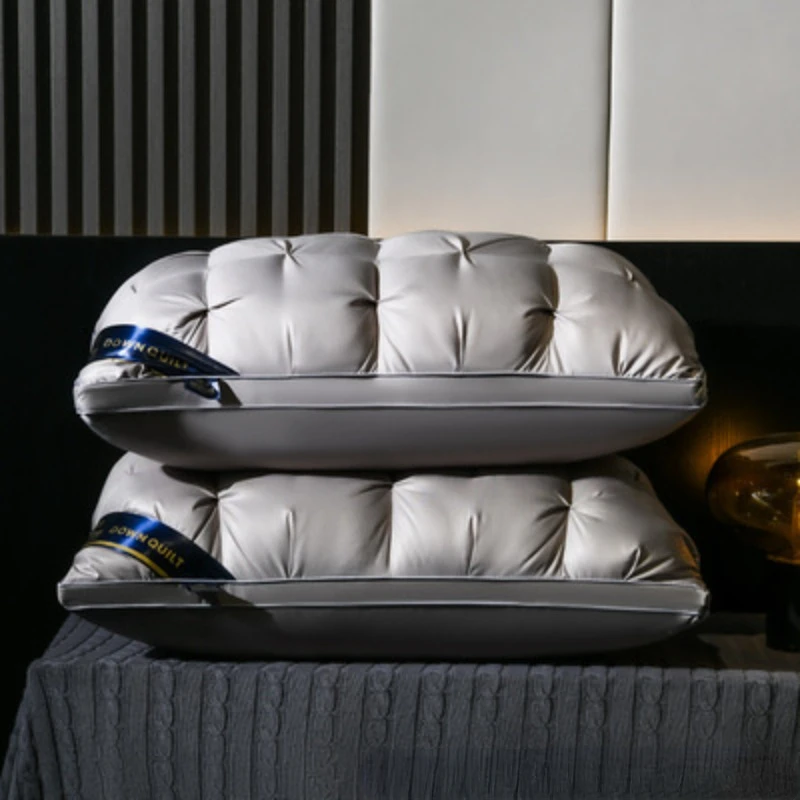 

48x74cm Five Star Hotel Neck pillows 100% Polyester 3D Bread Twist Flower Elastic Pillow Core for Home Bedding Pillow 1pc