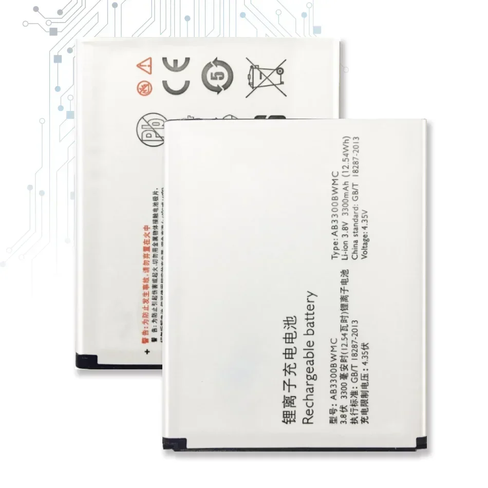 Сменный аккумулятор для Philips Xenium W8555 W8560 CTW8560 CTW8555 3300 мАч AB3300BWMC с трек-кодом