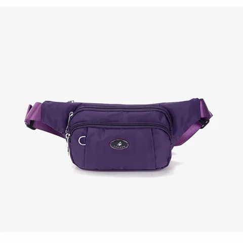 Поясная сумка Fouvor, водонепроницаемая для женщин, повседневная маленькая поясная сумка, женская нейлоновая сумка через плечо с несколькими карманами 2786-21