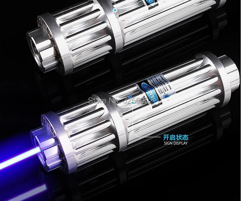 

Most Powerful Laser Torch Pointers 10000m 450nm Tactical Blue Beam Visible Strong High Powerful Burning Match Laser for Hunting