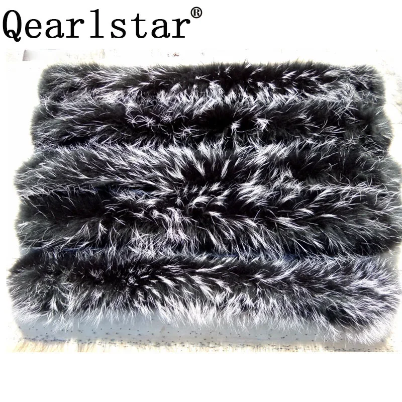 Женское зимнее пальто с воротником из меха енота 70x12 см