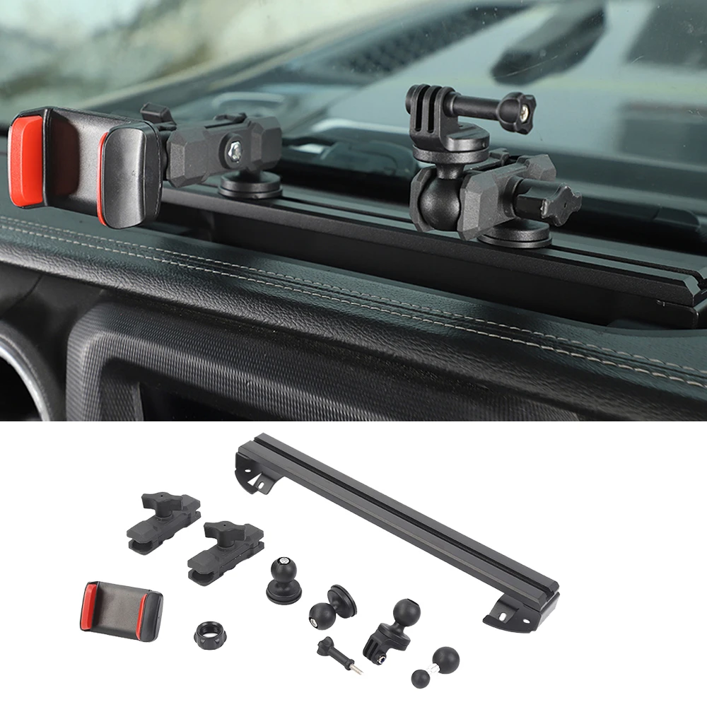 

Автомобильный держатель для телефона на центральную консоль, Расширительная направляющая, подставка, GPS-кронштейн для Jeep Wrangler JL Gladiator JT 2018-2023, аксессуары