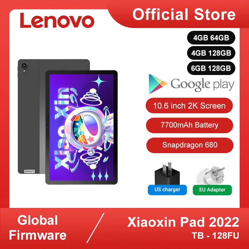 Lenovo Tab P11 Plus Tablet 6gb 128gb Global Firmware 11 Inch 2k