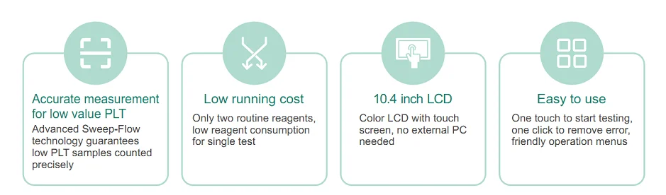 Новейший продукт сенсорный экран полностью автоматический анализатор