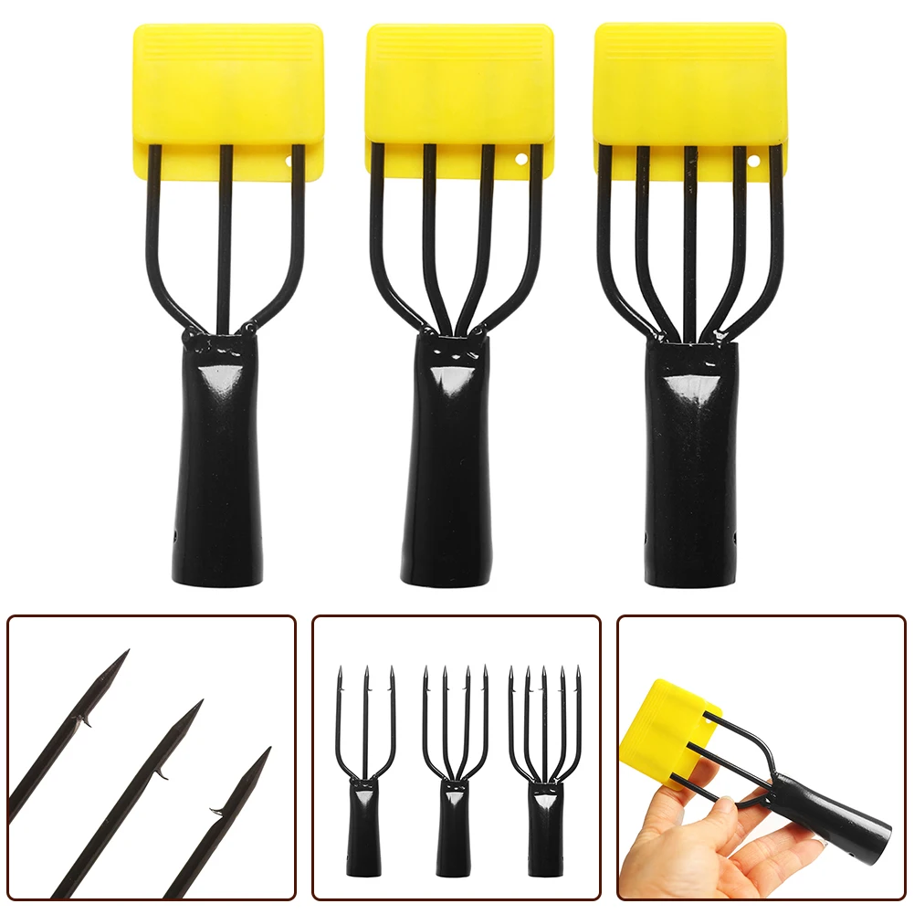 3-5 зубчатое копье для рыбалки гарпун вилка из нержавеющей стали