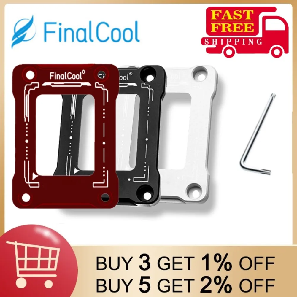 

Фиксирующая Пряжка для искривления изгиба процессора из алюминиевого сплава с ЧПУ с гаечным ключом для фотоэлементов Intel Gen 12, Новинка