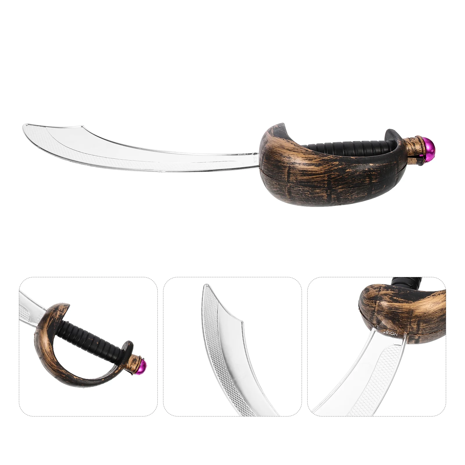 

Pirate Knife Swords Kids Halloween Clothes Stage Performance Costumes Adults Toy Prop Party Favors Children Pretend Play