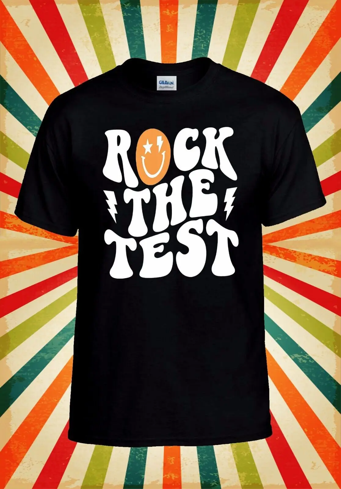 Футболка Rock The Test Бейсбольная для учителя 3290