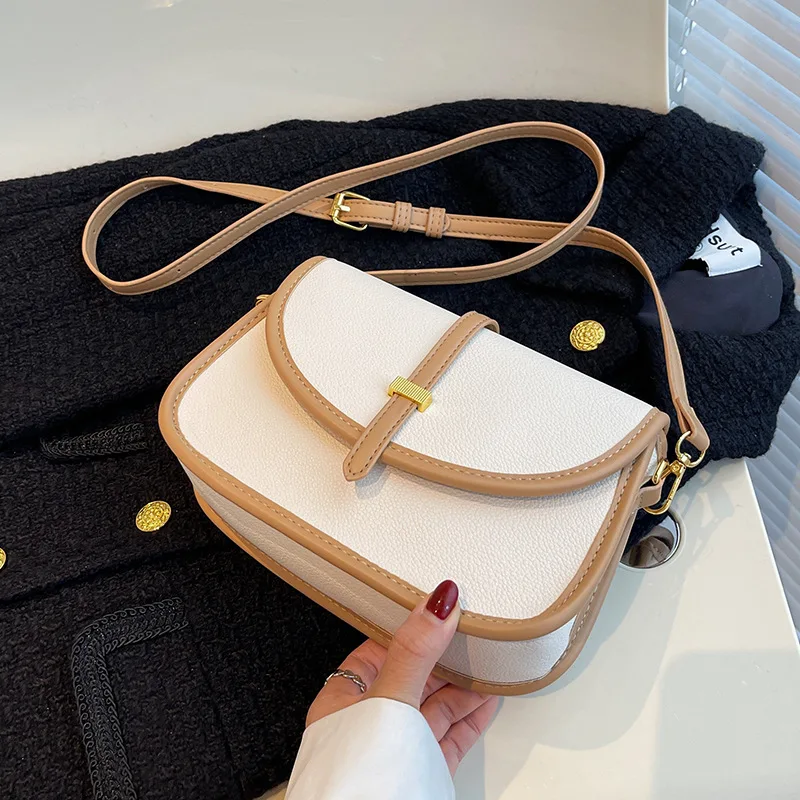 

Brand Designer Small Square Bag PU Leather Women's Handbag 2022 Summer Trend Ins Wild Purse Female Phone Crossbody Shoulder Bag