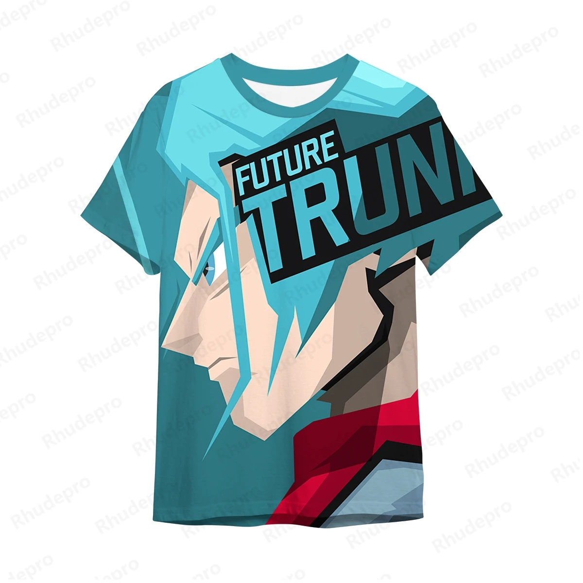 Мужская футболка с рисунком из аниме Драконий жемчуг растительным принтом