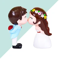 cake wedding topper couple bridegroom figurines figurine resin decoration decorations picks stickscenterpieces