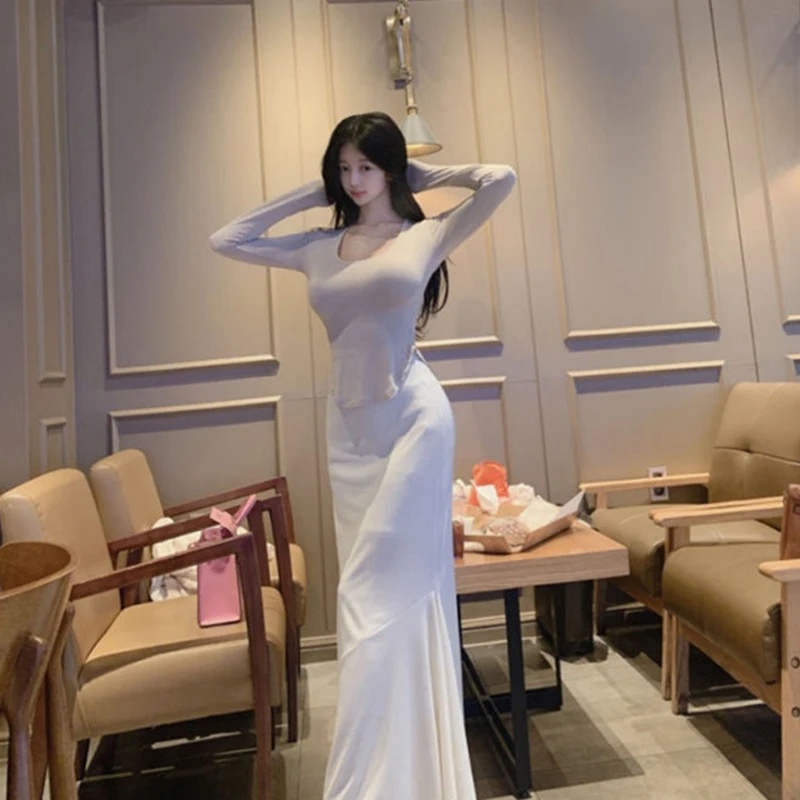 Летняя тонкая женская блестящая приталенная прозрачная элегантная белая