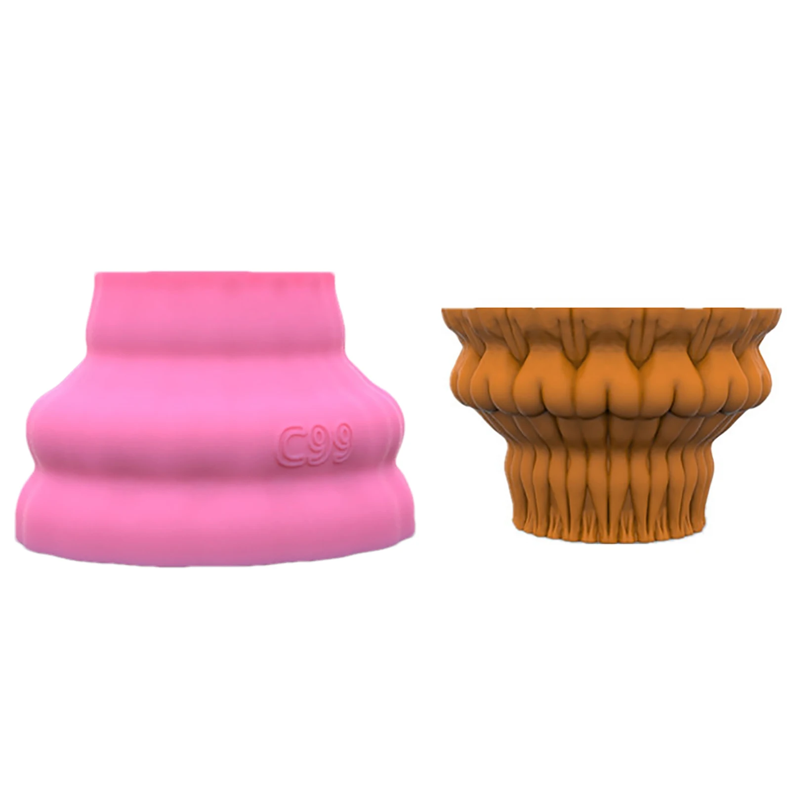 

Concrete Plant Mold DIY Flower Pot Mould Succulent Plants Concrete Planter Vase Molds For DIY Crafts Jewelry Trinkets Candle