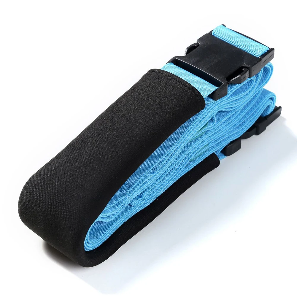 

Portable Stretch With Buckle Elastic Fabric Bodybuilding Adjustable Length Splits Leg Sports Resistance Band Dance Yoga Belt