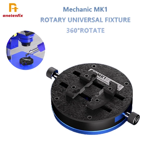 Механик МК1 360° °   Поворотный приспособление для материнской платы, держатель для пайки микросхем печатной платы, зажим для iPhone, инструменты для ремонта электроники
