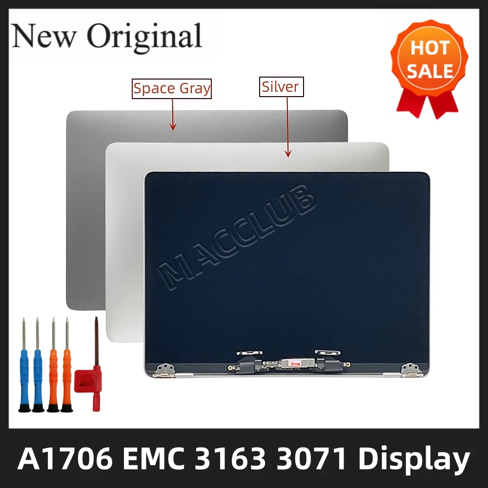 Новый ЖК-дисплей для ноутбука серебристо-серый дисплей Macbook Pro Retina 13 &quotA1706 Late 2016
