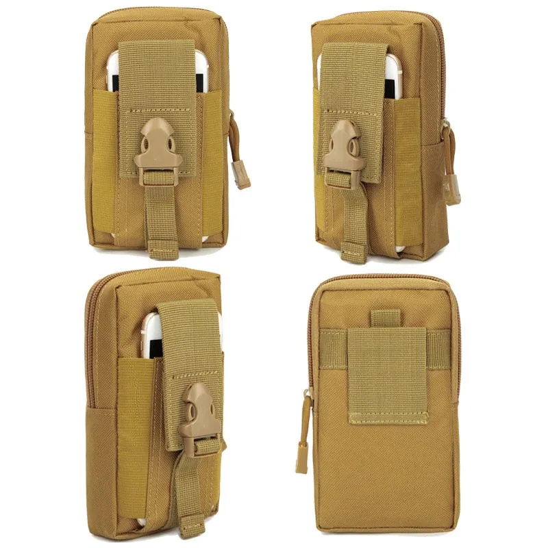 

Men's Mobile Phone Waist Bag Outdoor Multi-functional Mobile Phone Bag Wearing Belt Cigarette Mobile Phone Bag Tactical Pouch