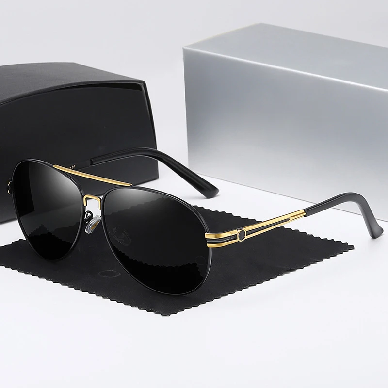 

Солнцезащитные очки-авиаторы Мужские поляризационные, с защитой UV400, 613