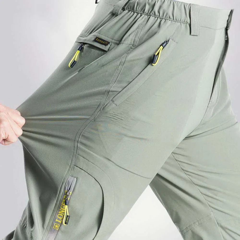 

Stretchable Mens Cargo Pants Summer Men Casual Pant Quick Dry Outdoor Hiking Trekking Tactical Male Sports Trousers PA65