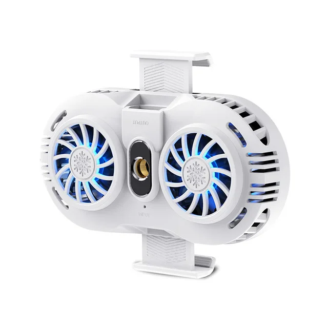 

Radiator Double Fan Radiator Cooling Pad Mobile Phone Radiator Double Fan Radiator Gamepad Controller Heat Sink Double Fan