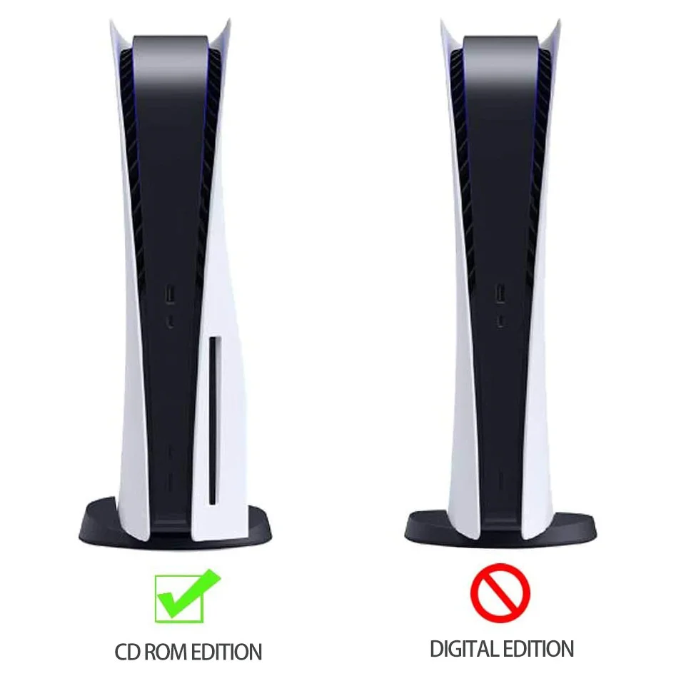 

For Ps5 Host Silicone Cover Ps5 Shell Protective Cover Ps5 Soft Shell CD-ROM Host Protective Cover