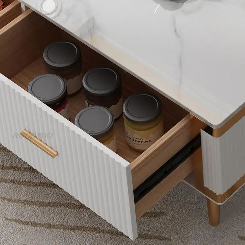 Roodtuo итальянский дизайн волнистый вертикальный шкаф для телевизора с белой