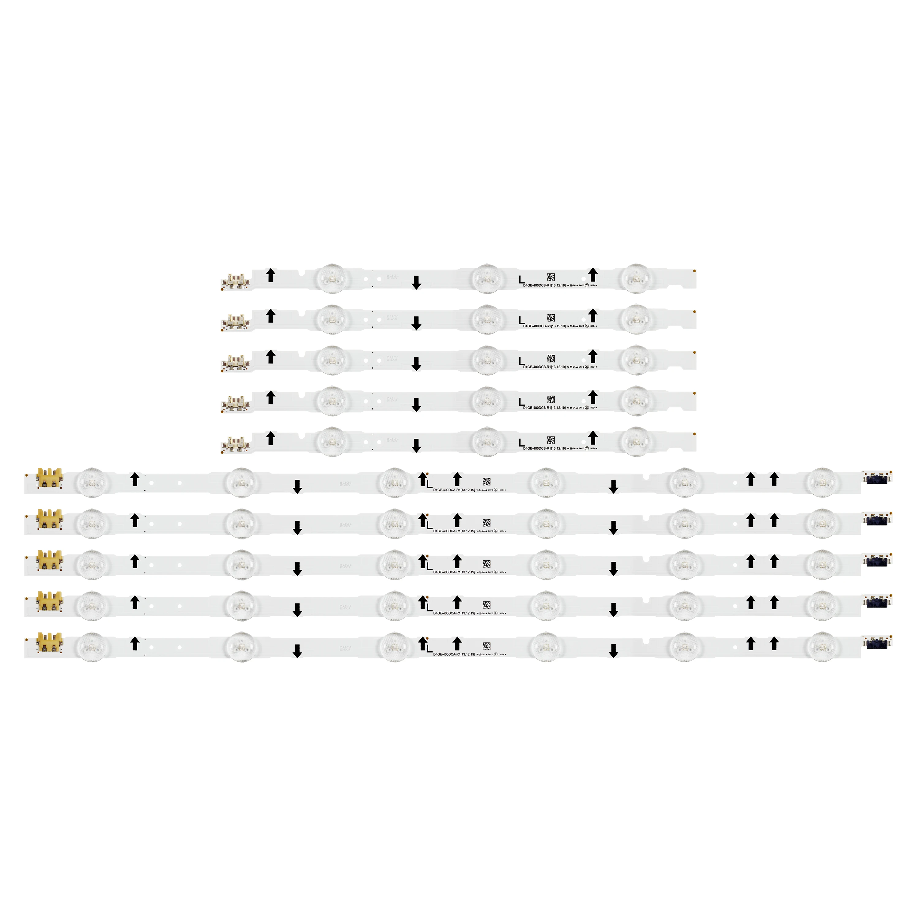 Tira Conduzida Luz de Fundo para Samsung Ue40h6650 Ue40h6650al Ue40h6650sl Ue40h6655 Ue40j5100 Ue40j5100aw Ue40j6200ak Bn9630417a Novo Peças e Computadores Industriais