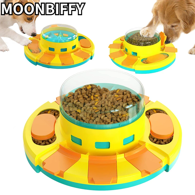 

Dog Puzzle Toys Slow Feeder Interactive Puppy IQ treat Food Dispenser Slowly Eating NonSlip Bowl Pet Cat Dogs Training Toys dogs