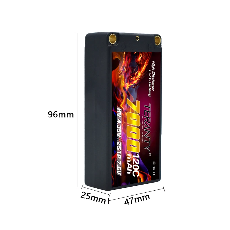 Аккумулятор Upgradedl TERANTY 7 6 В 2S 7000 мАч 120C/240C HV Lipo