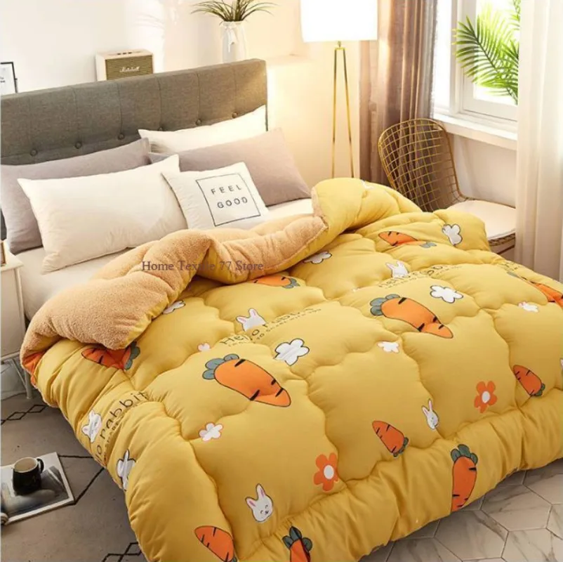 

Quilt thickened in winter, cotton quilt kept warm in winter, student dormitory single and double person quilt, air conditioning