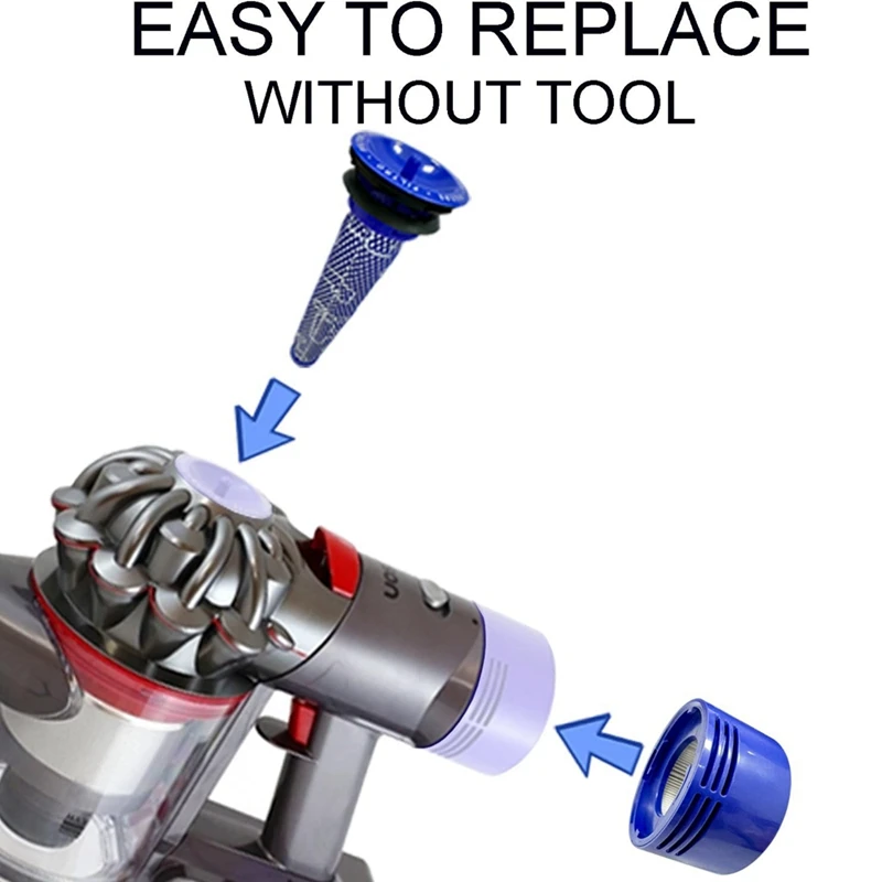 Фото Запасные части, фильтр для Dyson V7, V8, беспроводные пылесосы с животными и абсолютными деталями, гибкий щелевой инструмент, щетка для пыли №4
