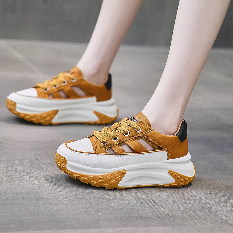 Hollow-out Platform Sneakers Women Fashion Summer Breathable Shoes Woman Casual Sneaker Running Shoes for Women Chaussures Femme