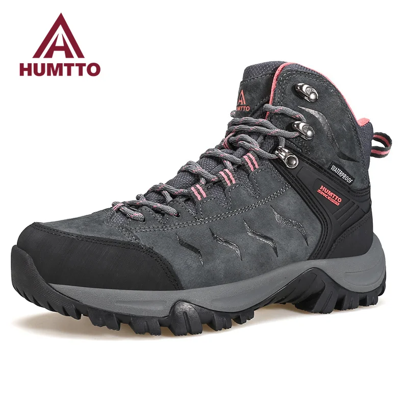 HUMTTO Shoes for Women Waterproof Climbing Hiking Boots Women's Sports Shoes Outdoor Luxury Designer Trekking Sneakers Woman