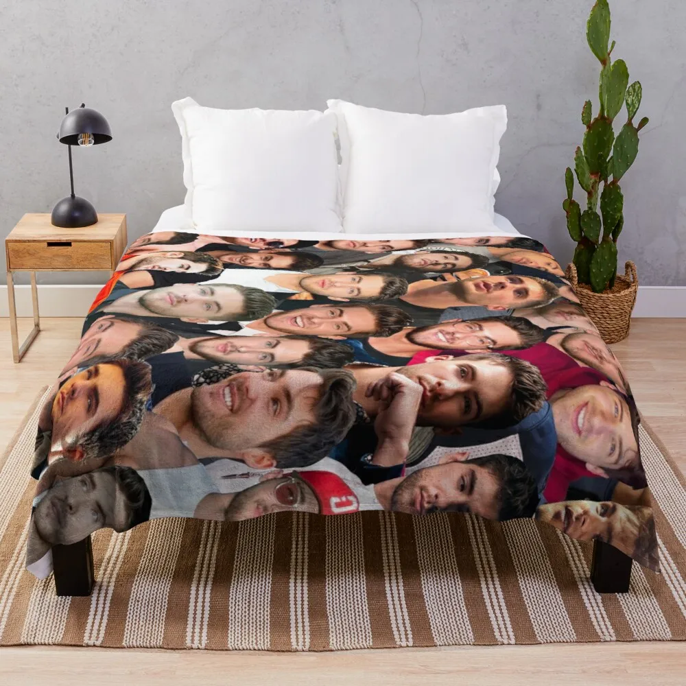 

Cody Christian Photo Collage Throw Blanket Anti-Pilling Flannel Blanket Luxury