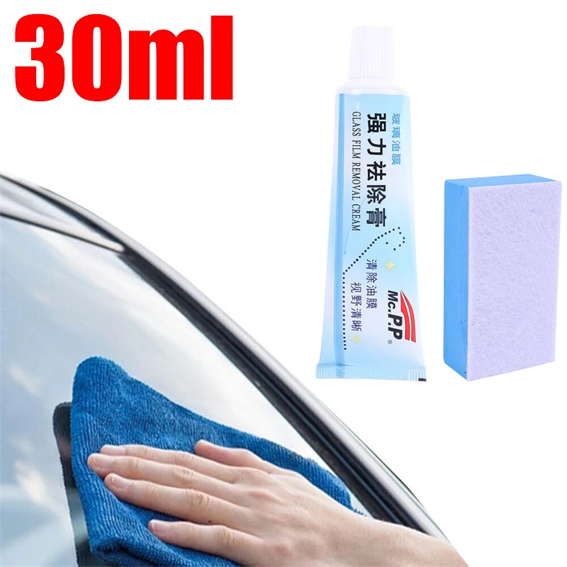 

Car Windshield Window Cleaner Agent Auto Car Glass Polishing Degreaser Cleaner Oil Film Car Cleaning Paste Windscreen Wiper