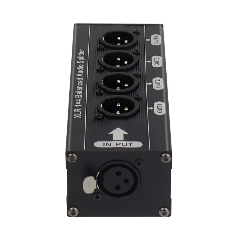 Фото Аудиоразветвитель M13K-XLR 1X4, сбалансированный, 1 вход 4 выхода, XLR, для аудиосигналов №3