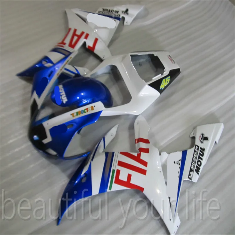 

Hot fit For YAMAHA Fairings YZF 1000 YZFR1 02 03 YZF1000 YZF R1 2002 2003 YZF-R1 03 02 blue Fairings