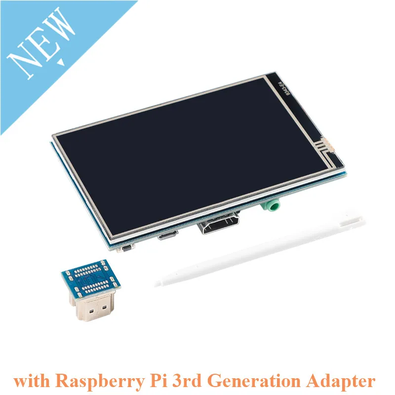 4.0 Inch HDMI IPS LCD Monitor Screen Module 800*400 4.0" Display with GPIO Resistive Touch Panel Audio Output for Raspberry Pi - купить