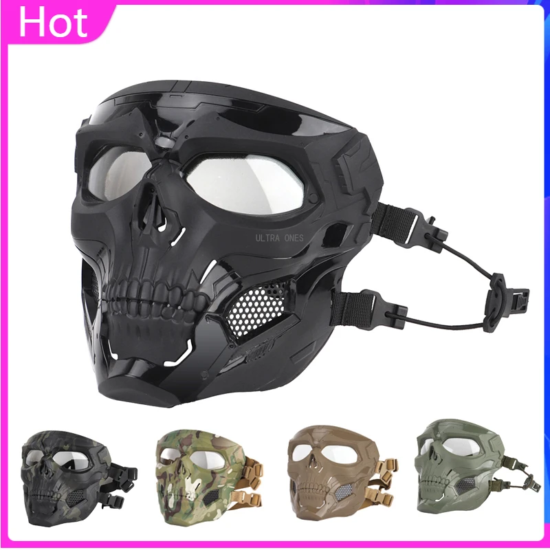 

Tactical Mask Military Training Combat Wargame Full Face Masks Airsoft Paintball Shooting CS War Game Protective Cover