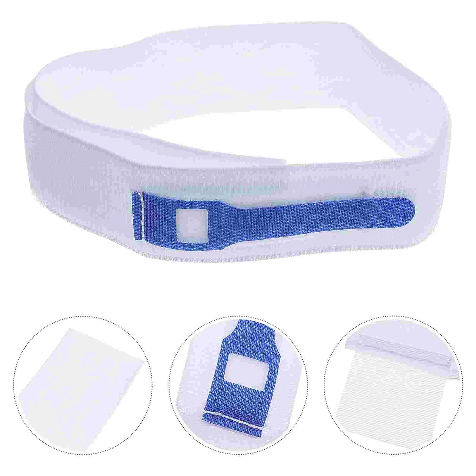 

4 Pcs Urination Bandage Universal Catheter Fixing Belt Strap Tape Silicone Bandages Urine Bag Adjustable Stand Fixation Fixator