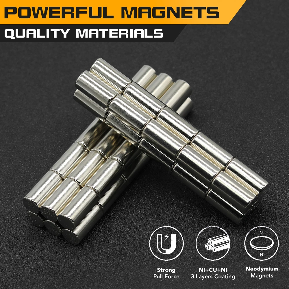 1 ~ 50 шт. 10 мм x 20 N35 NdFeB Круглый магнит супер мощные неодимовые магниты сильный