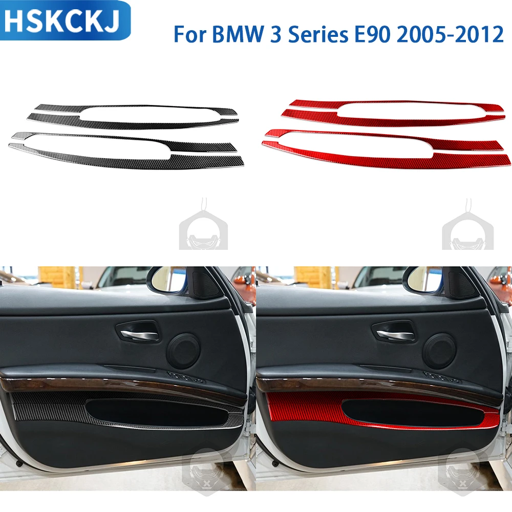 Аксессуары для BMW 3 серии E90 2005-2012 натуральное мягкое углеродное волокно
