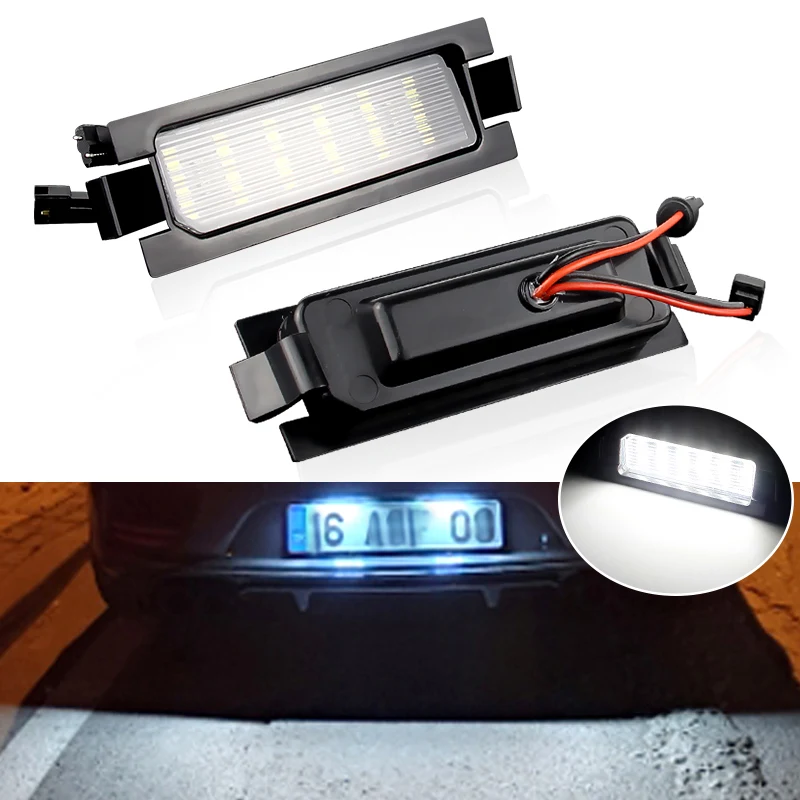 2Pcs Error Free LED License Plate Light For Kia Ceed JD ED Hyundai I30 GD CW Elantra GT Accent Car Tail Number Back light Lamps