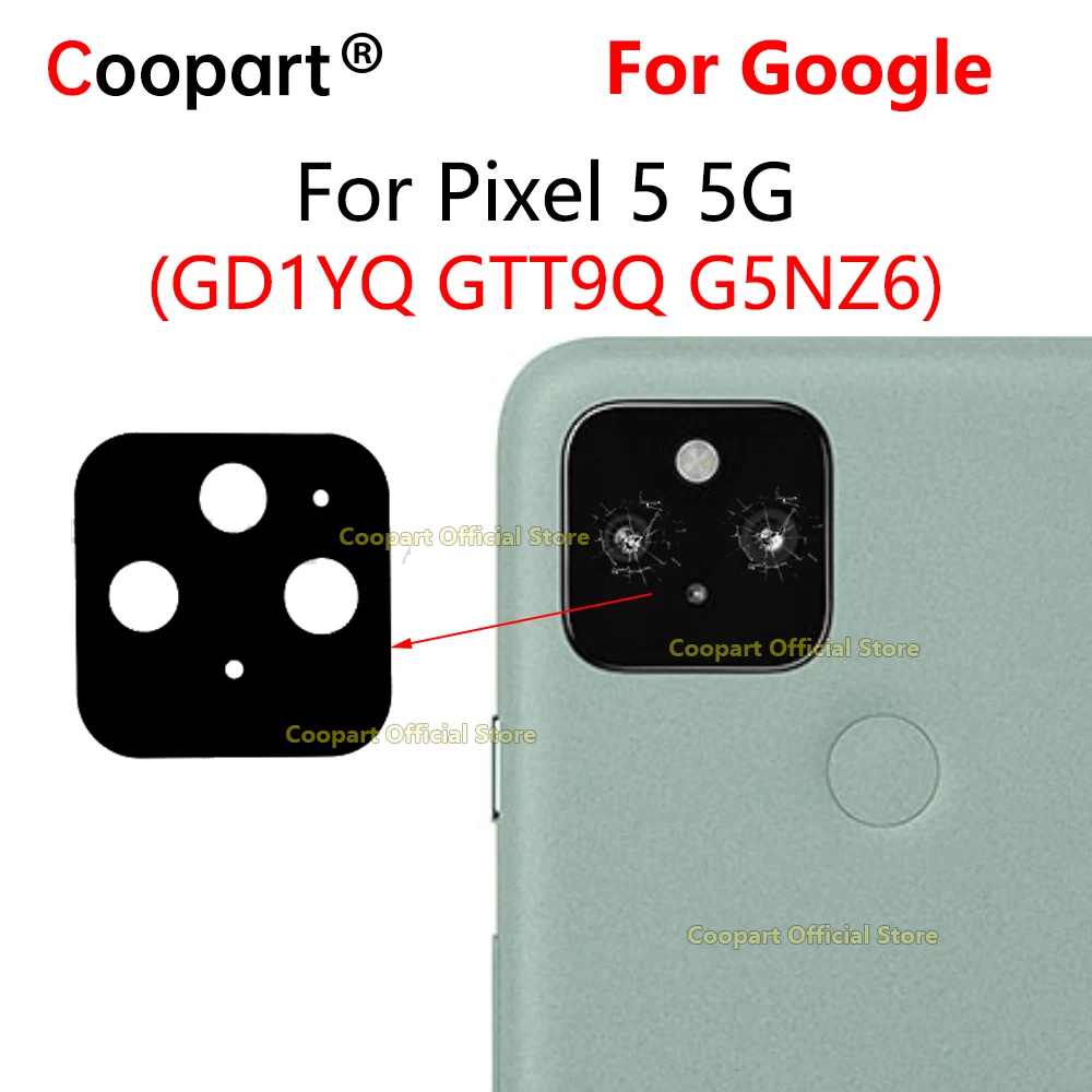 Coopart Новый стеклянный объектив задней камеры для Google Pixel 5 5G GD1YQ GTT9Q G5NZ6 замена с