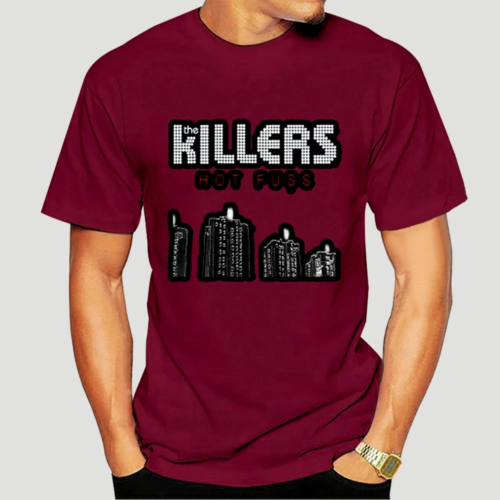

THE KILLERS Hot Fuss Punk Rock Band Mens Black T-Shirt Size S to 3XL 3784X