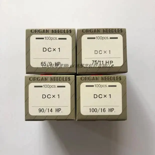 Фото Органи Dcx1 HP никелированные термостойкие иглы для швейной машины, японская оригинальная оверлочная машина, швейная машина, покрывающая машина №3