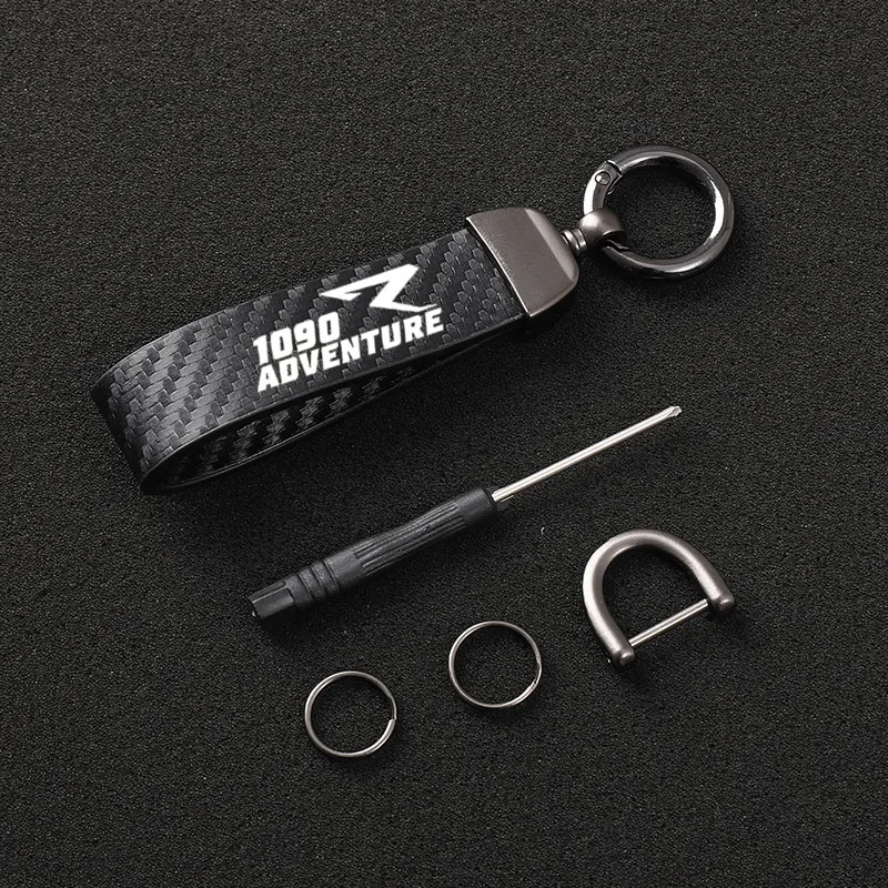 

High-Grade Leather Motorcycle keychain Horseshoe Buckle Jewelry for KTM Adventure 790 1050 1090 1190 1290